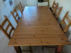 Uitschuifbare eettafel, Huis en Inrichting, Tafels | Eettafels, Ophalen, Gebruikt, 200 cm of meer, 50 tot 100 cm