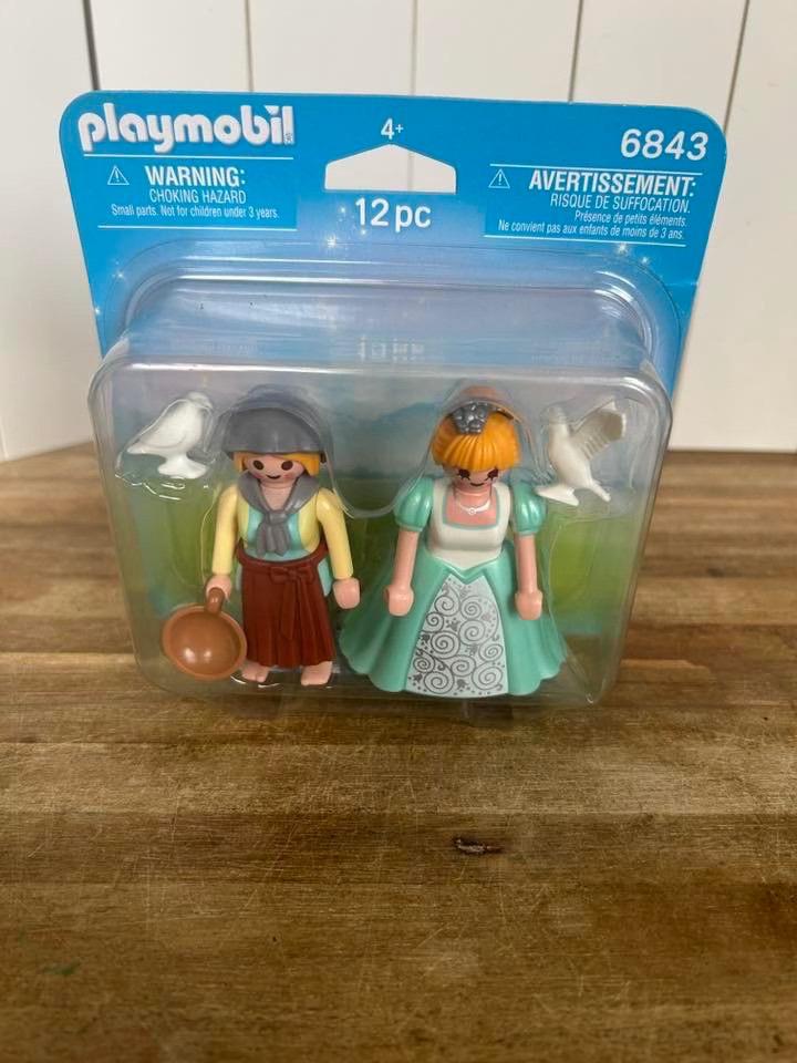 Playmobil 6843 DuoPack Prinses en Dienstmeisje, Kinderen en Baby's, Speelgoed | Playmobil, Ophalen of Verzenden, Nieuw, Los playmobil