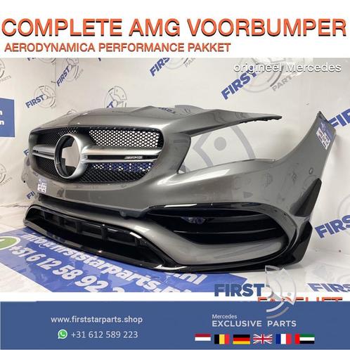 W117 FACELIFT CLA 45 AMG PERFORMANCE VOORBUMPER COMPLEET GRI, Auto-onderdelen, Carrosserie en Plaatwerk, Bumper, Mercedes-Benz