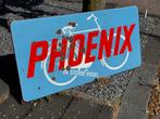 PHOENIX fietsen groot emaille reclamebord, Verzamelen, Ophalen, Reclamebord, Gebruikt, .