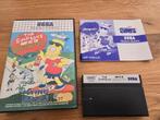 Sega master system The Simpsons compleet, Avontuur en Actie, 1 speler, Ophalen of Verzenden, Zo goed als nieuw