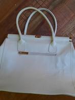 Borse in Pelle tas, Sieraden, Tassen en Uiterlijk, Tassen | Damestassen, Ophalen of Verzenden, Zo goed als nieuw, Wit, Shopper