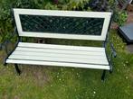 Gietijzer tuinbankje, Tuin en Terras, Tuinbanken, Ophalen, Zo goed als nieuw, Metaal