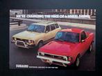 Brochure SUBARU Wagon & Brat 1978 (USA), Ophalen of Verzenden, Zo goed als nieuw, Overige merken