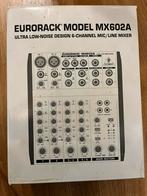 Eurorack audio mixer MC602A, Ophalen, Nieuw