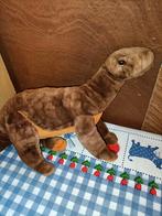 Dinosaurus knuffel Toi-toys bruin/oranje 44 cm, Kinderen en Baby's, Speelgoed | Knuffels en Pluche, Ophalen of Verzenden