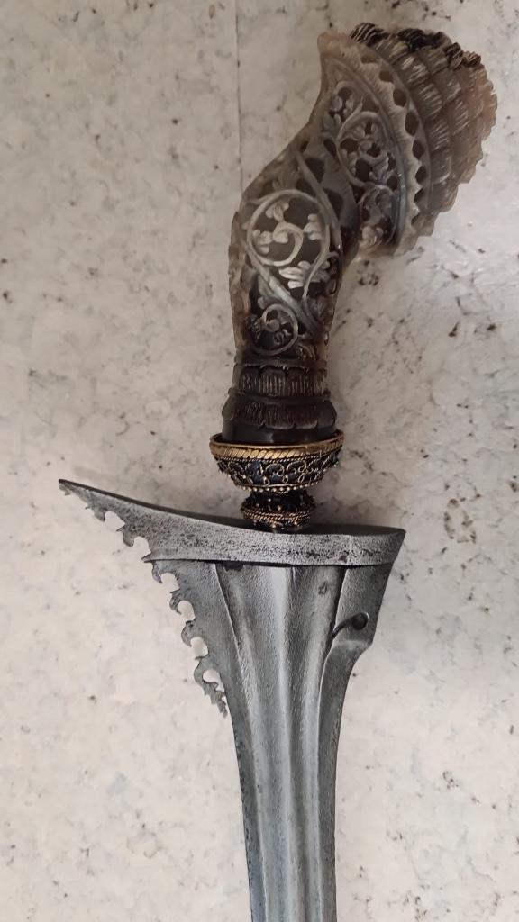 Sumatraanse Panjang Keris Kris of Keris bahari 66cm lang, Antiek en Kunst, Kunst | Niet-Westerse kunst, Ophalen