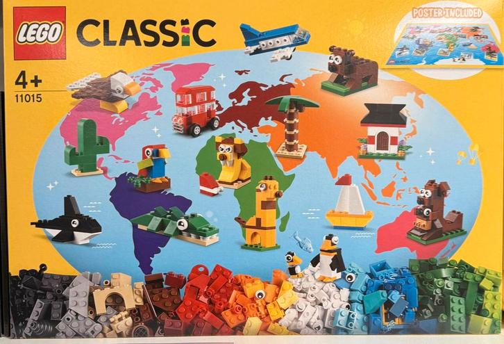 LEGO Classic Around the World (11015), Kinderen en Baby's, Speelgoed | Duplo en Lego, Nieuw, Lego, Complete set, Ophalen of Verzenden