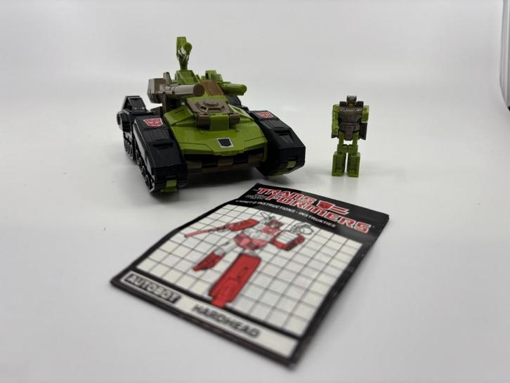 Transformers G1 Hardhead, Verzamelen, Transformers, Gebruikt, G1, Autobots, Ophalen of Verzenden