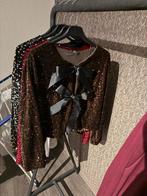 Glitterjasje met strik - Feestelijk & Stijlvol, Maat 38/40 (M), Zwart, Nieuw, Ophalen of Verzenden