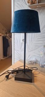 Mooie blauwe tafellamp, Ophalen of Verzenden, Zo goed als nieuw, Metaal, Modern