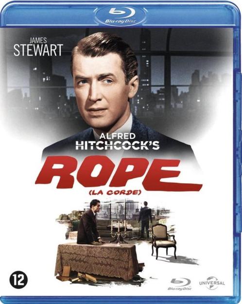 blu-ray Alfred Hitchcock's Rope [James Stewart] NL editie, Cd's en Dvd's, Blu-ray, Zo goed als nieuw, Thrillers en Misdaad, Ophalen of Verzenden