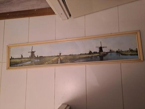 Prachtig antiek schilderij met molens, Antiek en Kunst, Kunst | Schilderijen | Klassiek, Ophalen
