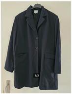 Zwarte lange blazer Maat 42 h3, Zwart, Maat 42/44 (L), Onbekend, Ophalen of Verzenden