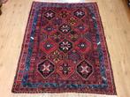 Vintage handgeknoopt perzisch tapijt afshar antiek 203x146, Info@SlatsAntiek.nl, 100 tot 150 cm, Perzisch, 200 cm of meer