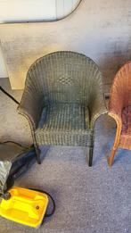 Twee rieten stoeltjes, Huis en Inrichting, Stoelen, Ophalen, Gebruikt, Twee, Bruin