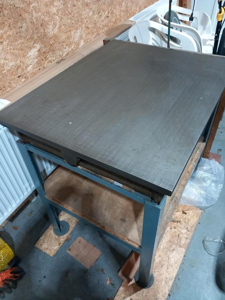 Vlaktafel 100x80cm - Massief voor Precisiewerk, Doe-het-zelf en Verbouw, Werkbanken, Ophalen of Verzenden