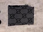 Zwarte gucci sjaal, Kleding | Dames, Verzenden, Zo goed als nieuw, Maat 46/48 (XL) of groter, Sjaal