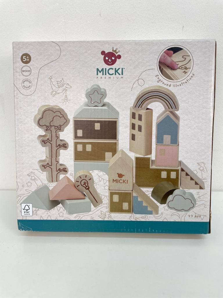 Premium houten themablokken (23 stuks), Ophalen of Verzenden, Nieuw, Overige typen