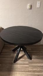 Zwarte mango eettafel, Huis en Inrichting, Tafels | Eettafels, Ophalen of Verzenden, Rechthoekig, 50 tot 100 cm