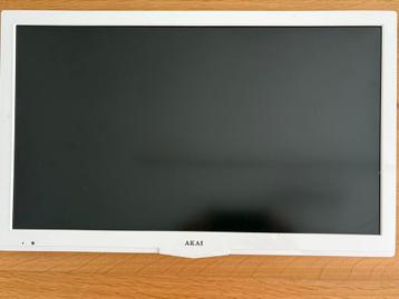 Akai 12 volt TV - wit beschikbaar voor biedingen