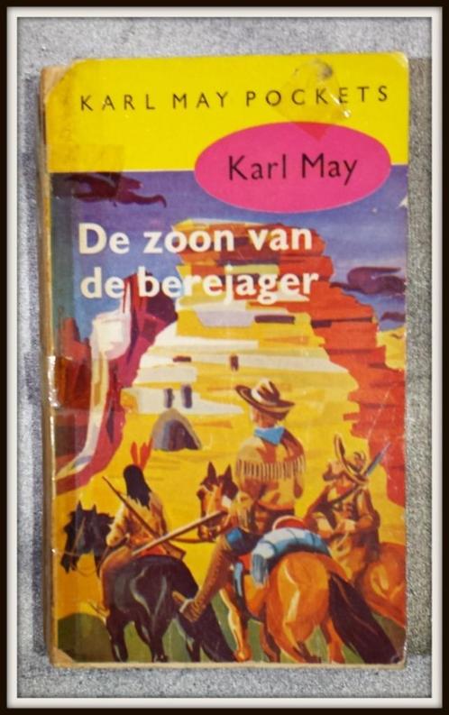 Karl May-De zoon van de berejager 1962 [3954]  [BoPoAv], Boeken, Avontuur en Actie, Gelezen, Ophalen of Verzenden