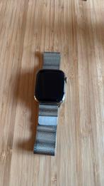 Apple Watch serie 8 rvs goudkleurig met Milanese band, Apple Watch ⌚️, Geel, IOS, Ophalen of Verzenden