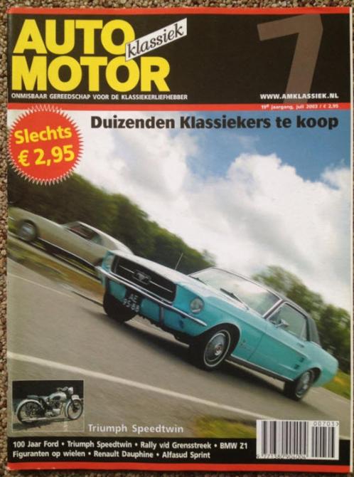 AMK: BMW Z1, Ford, Triumph Speedtwin, Renault Dauphine, Boeken, Auto's | Folders en Tijdschriften, Zo goed als nieuw, Algemeen