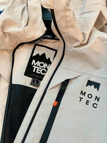 Montec Moss ski/snowboardjas zwart wit maat L beschikbaar voor biedingen