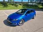 Volkswagen Golf GTE. Leer, schuif/kanteldak, stoelverwarming, Auto's, Zwart, 4 cilinders, Blauw, 1395 cc