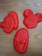 Disney 8 siliconen bakvormen - Mickey, Pluto, Donald, Winnie, Ophalen of Verzenden, Mickey Mouse, Zo goed als nieuw, Overige typen