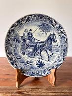 Sierbord / wandbord - Decor Friese Sjees - Delfts Blauw, Ophalen of Verzenden