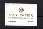 473 Amsterdam-Utrecht VRG PAPIER, Verzamelen, Ophalen of Verzenden, Nederland