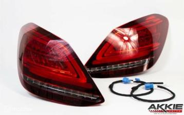 Mercedes facelift achterlichten W205 LED ombouw met kabelset beschikbaar voor biedingen