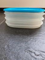 Tupperware belegdoosjes, Huis en Inrichting, Keuken | Tupperware, Overige typen, Blauw, Gebruikt, Ophalen of Verzenden