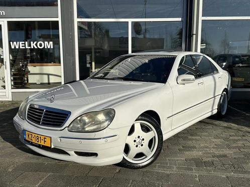 Mercedes S-klasse 55 AMG Lang Youngtimer, Super Onderhouden, Auto's, Mercedes-Benz, Bedrijf, Te koop, S-Klasse, ABS, Airbags, Airconditioning