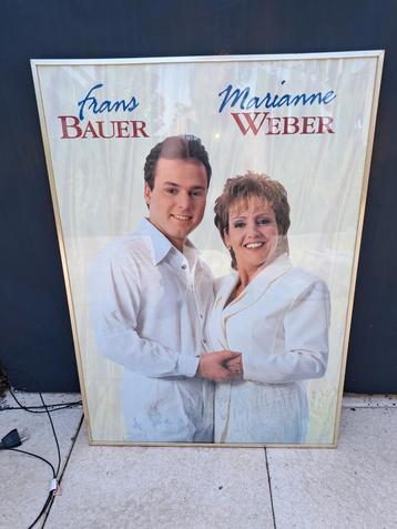 Poster met verlichting erachter 50 bij 70 cm beschikbaar voor biedingen