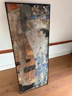Prachtig ingelijste Klimt (56x144 cm), Antiek en Kunst, Kunst | Litho's en Zeefdrukken, Ophalen of Verzenden