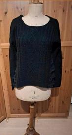 Romantische trui met kant, Ophalen of Verzenden, Zo goed als nieuw, Maat 42/44 (L), Zwart