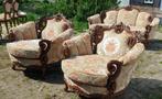 Italiaanse barok bank met fauteuils, Ophalen