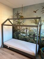 Grijs peuterbed 90x200 inclusief matras, Ophalen, Gebruikt, 90 cm, Eenpersoons