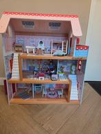 Leuk KidKraft Poppenhuis met Meubels, Ophalen of Verzenden, Zo goed als nieuw, Poppenhuis
