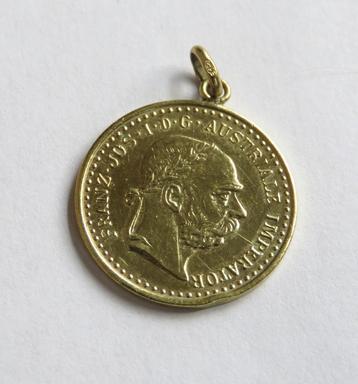 Antieke Gouden Dukaat 1904 Hanger - Franz Joseph beschikbaar voor biedingen