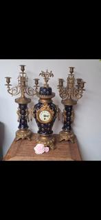 Antiek frans klokken stel, Antiek en Kunst, Antiek | Klokken, Ophalen of Verzenden