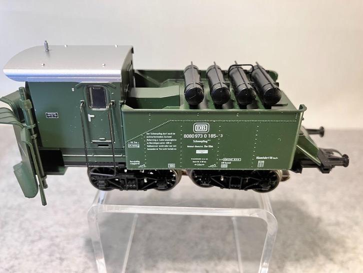 Märklin H0 set  Schneepflug 4412 + 2 reclamewagens jr '80-90, Hobby en Vrije tijd, Modeltreinen | H0, Zo goed als nieuw, Wagon