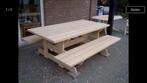 Picknicktafel nieuw handgemaakt, Nieuw, Ophalen of Verzenden, Hout, Vierkant