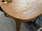 Mangohouten Tafel 140x120 - Japandi Stijl, Huis en Inrichting, Tafels | Eettafels, Ophalen, 100 tot 150 cm, Overige vormen, Vier personen