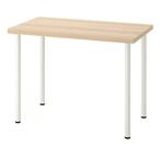 LINNMON / ADILS Bureau 100x60 cm – Wit eikeneffect, Ophalen, Nieuw, Bureau