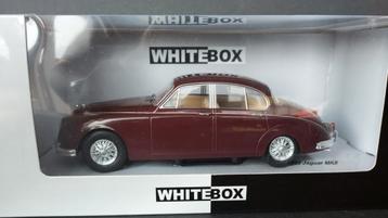 Jaguar Mk2 Saloon Maroon 1:24 Whitebox Pol beschikbaar voor biedingen