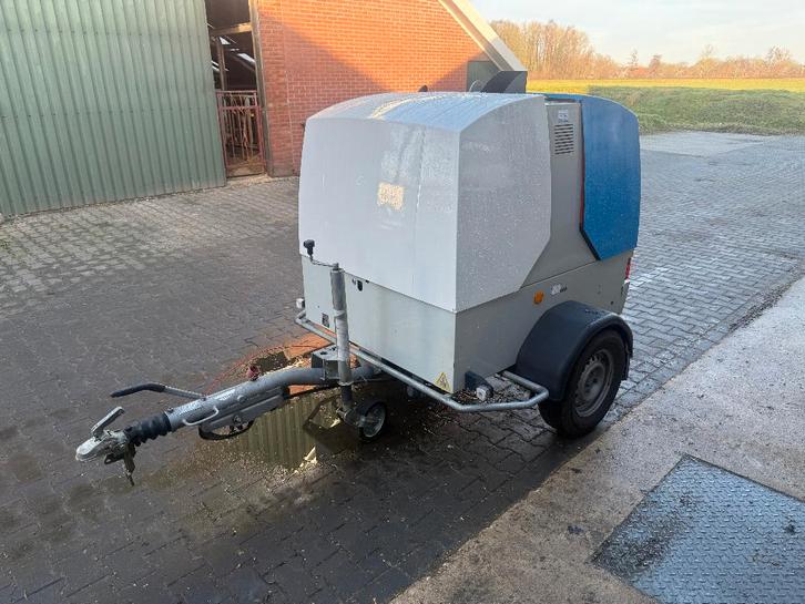 Hogedruk trailer, hogedruk unit 350 bar 16 lpm heet water, Doe-het-zelf en Verbouw, Reinigingsmachines, Zo goed als nieuw, Ophalen